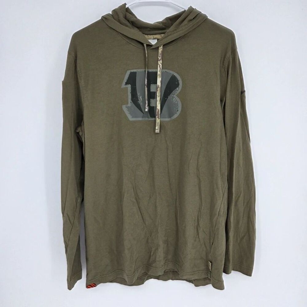 Men's Cincinnati Bengals Nike Salute to Service Hooded T-Shirt